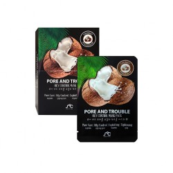 Sense of Care PORE AND TROUBLE OILY CONTROL MASK PACK  0.85fl.oz  1box/10pcs